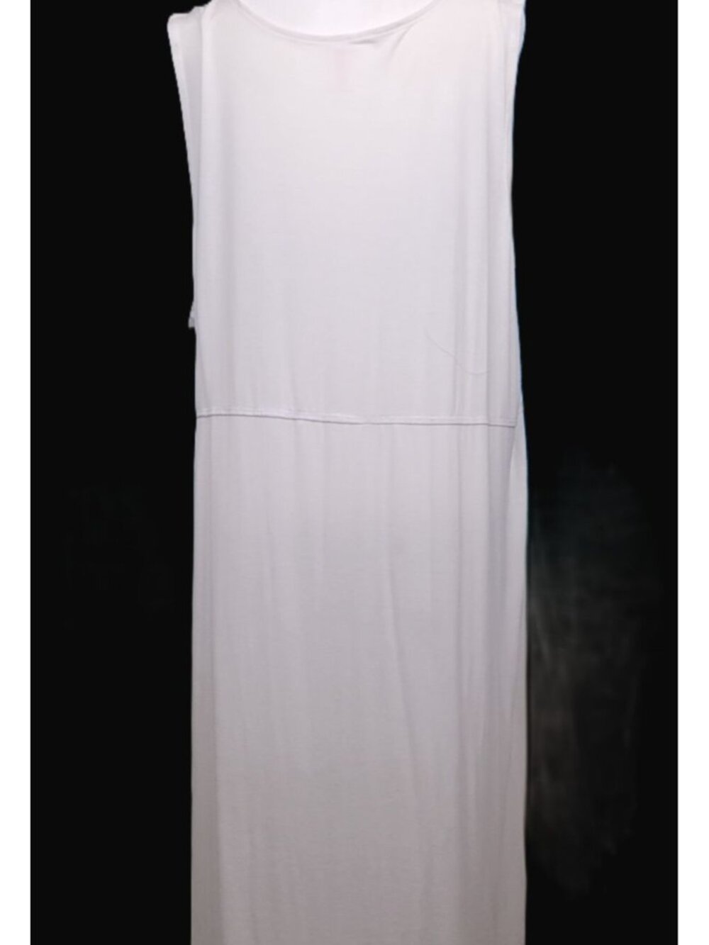 TROPICAL ESCAPE Woman WHITE Beach Swimsuit Bathing Suit Cover Up STRETCH size 2x - Picture 5 of 6